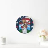 LUFTKRIEGER RUNDE WANDUHR (Zuhause)