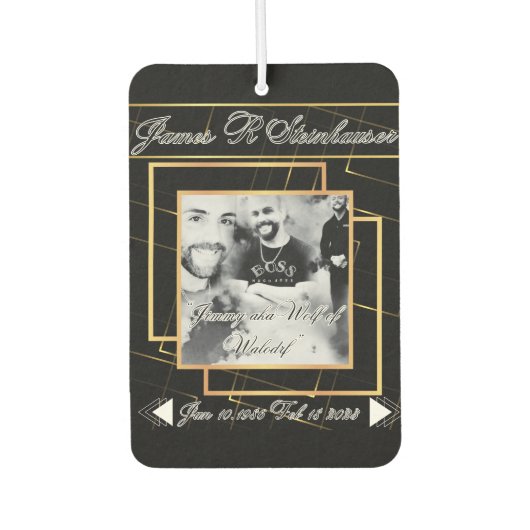 Luftkühler (im liebenden Gedächtnis) Autolufterfrischer (Vorderseite)