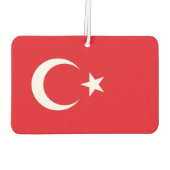 Luftkühler mit der Flagge der Türkei Autolufterfrischer (Rückseite)