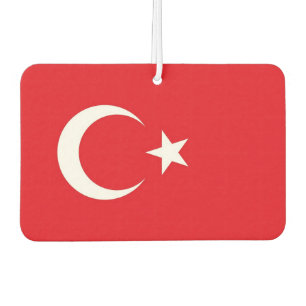 Luftkühler mit der Flagge der Türkei Autolufterfrischer