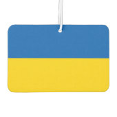 Luftkühler mit der Flagge der Ukraine Autolufterfrischer (Rückseite)