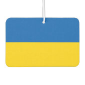 Luftkühler mit der Flagge der Ukraine Autolufterfrischer (Vorderseite)