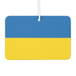 Luftkühler mit der Flagge der Ukraine Autolufterfrischer