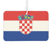 Luftkühler mit der Flagge Kroatiens Autolufterfrischer (Rückseite)
