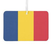 Luftkühler mit der Flagge Rumäniens Autolufterfrischer (Rückseite)
