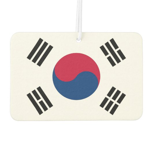 Luftkühler mit der Flagge Südkoreas Autolufterfrischer (Rückseite)