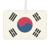 Luftkühler mit der Flagge Südkoreas Autolufterfrischer (Vorderseite)