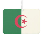Luftkühler mit Flagge Algeriens Autolufterfrischer (Rückseite)