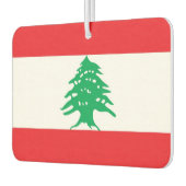 Luftkühler mit Flagge im Libanon Autolufterfrischer (Links)