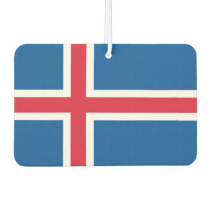 Luftkühler mit Flagge Islands Autolufterfrischer
