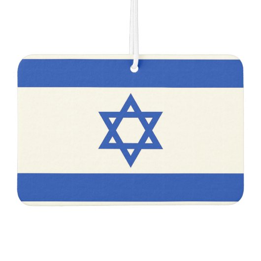 Luftkühler mit Flagge Israels Autolufterfrischer (Vorderseite)