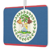 Luftkühler mit Flagge von Belize Autolufterfrischer (Links)