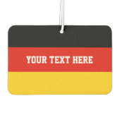 Luftkühler unter deutscher Flagge | Stolz Deutschl Autolufterfrischer (Rückseite)