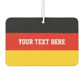 Luftkühler unter deutscher Flagge | Stolz Deutschl Autolufterfrischer (Vorderseite)