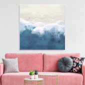 Luftküste Strand 3 Panel Canvas Print Leinwanddruck (Insitu (Wohnzimmer))