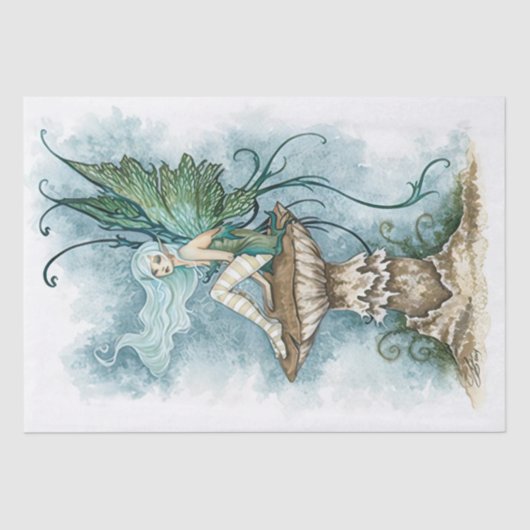 Luftlage auf einem Pilz Seidenpapier (Vorderseite)