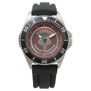 Luftlandefallschirmspringer Armbanduhr