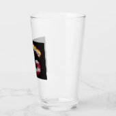 Luftlandefallschirmspringer Flammende Sprungflügel Glas (Links)