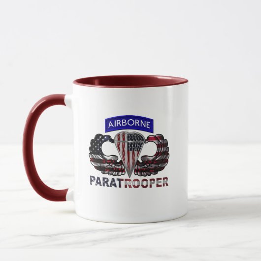 Luftlandefallschirmspringer Tasse (Links)