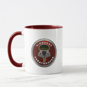 Luftlandefallschirmspringer tasse