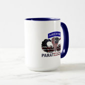 Luftlandefallschirmspringer Tasse (VorderseiteRechts)