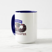 Luftlandefallschirmspringer Tasse (Vorderseite Links)