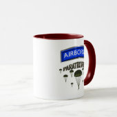 Luftlandefallschirmspringer tasse (VorderseiteRechts)