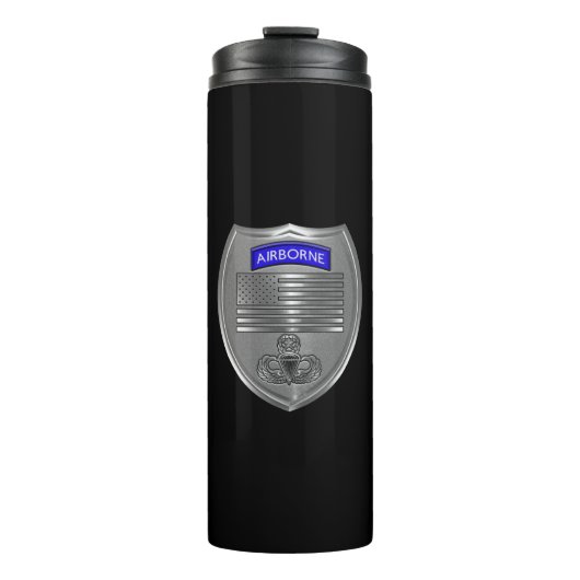 Luftlandefallschirmspringer  thermosbecher (Vorderseite)