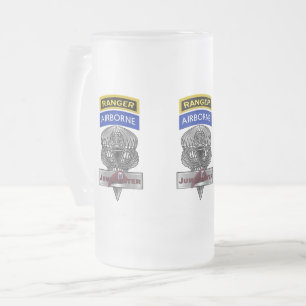 Luftlandegerät Sprungmeister Gedenk- Mattglas Bierglas