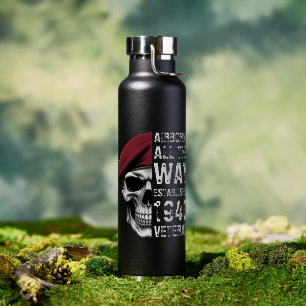 Luftlandetruppen Veteran Totenkopf Trinkflasche