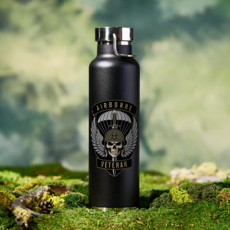 Luftlandeveteran Elite Fallschirmspringer Trinkflasche
