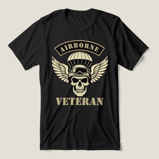 Luftlandeveteran Tri-Blend Shirt (Design Vorderseite)