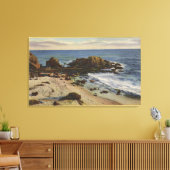 Luftlinie der Felsküste Leinwanddruck (Insitu (Wohnzimmer))