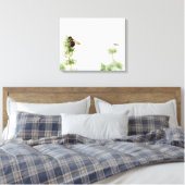 Luftlinie Leinwanddruck (Insitu (Schlafzimmer))