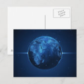 Luftlinien Postkarte (Vorne/Hinten)