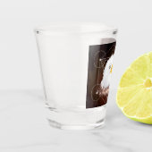 Luftmatron Schnapsglas (Links)