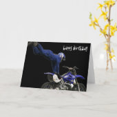 Luftmoto-Kreuz #3 nah-up Karte (Gelbe Blume)