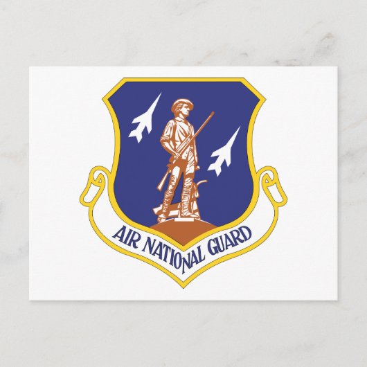 Luftnationalgarde Militärveteran Postkarte (Vorderseite)
