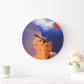 Luftorientierung Große Wanduhr (Zuhause)