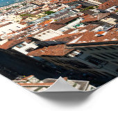 Luftpanoramasicht auf Florenz - Toskana, Italien Poster (Ecke)