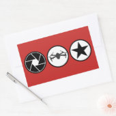 Luftphotograph DJI Mavic USA Rechteckiger Aufkleber (Umschlag)