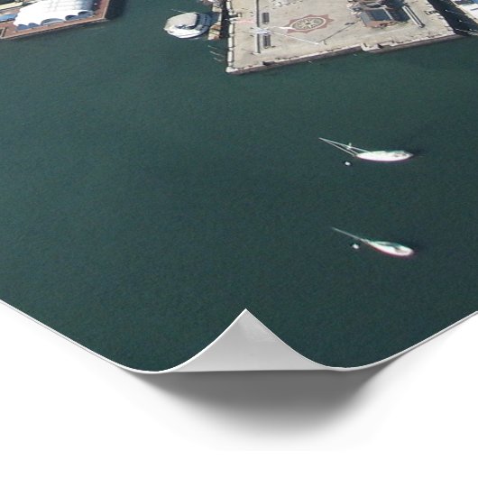 Luftplakat der Bostoner Messe Poster (Ecke)