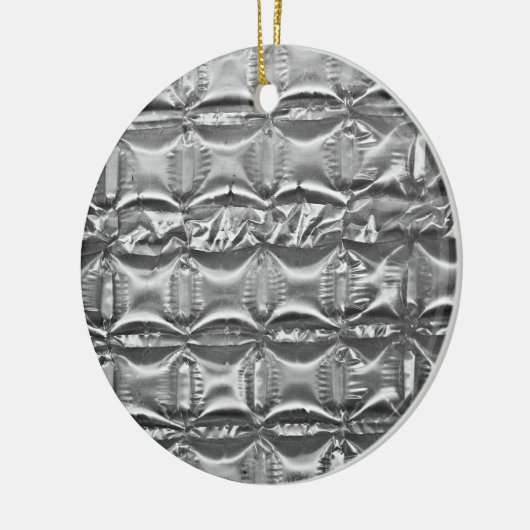 Luftpolsterfolieverzierung Keramikornament (Links)