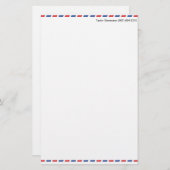 Luftpost (anpassbar) briefpapier (Vorne/Hinten)