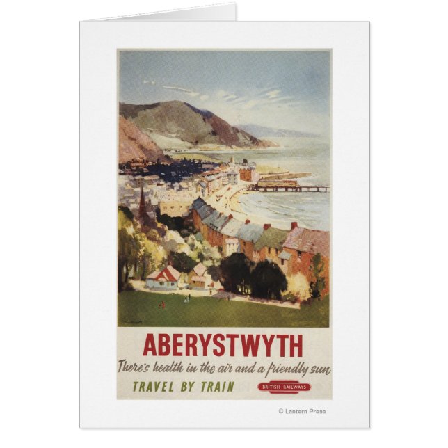 Luftpost Britische Eisenbahnplakat (Vorne)