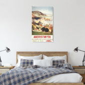 Luftpost Britische Eisenbahnplakat Leinwanddruck (Insitu (Schlafzimmer))
