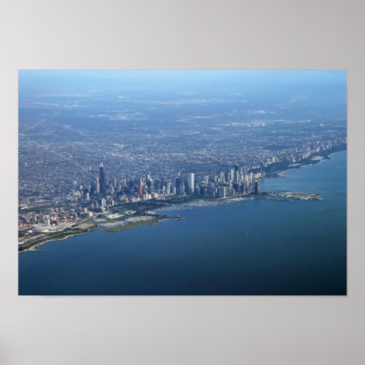 Luftpost Chicago 11x16 Poster (Vorne)