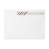 Luftpost | Ferien-Rücksendeadresse (Rückseite)