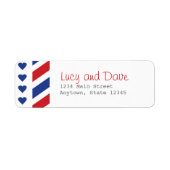 Luftpost mit Rücksendeadresse (Vorne)