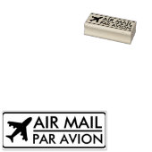 Luftpost - Par Avion (mit Flugzeug) Gummistempel (Stempel)